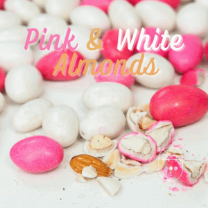 Pink & White Almonds